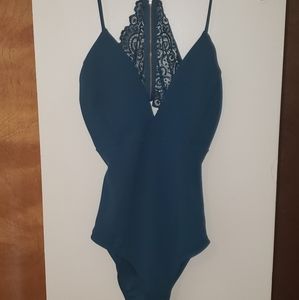 Dark teal bodysuit